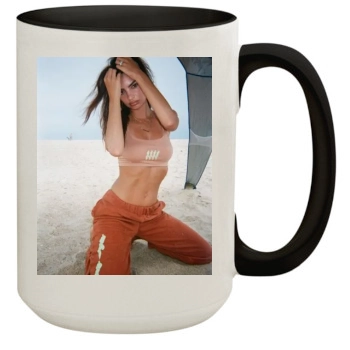 Emily Ratajkowski 15oz Colored Inner & Handle Mug