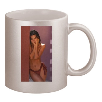 Emily Ratajkowski 11oz Metallic Silver Mug