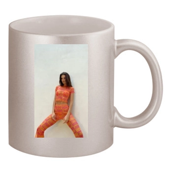 Emily Ratajkowski 11oz Metallic Silver Mug