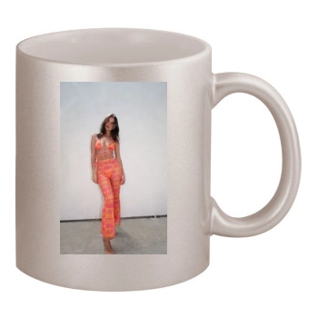 Emily Ratajkowski 11oz Metallic Silver Mug