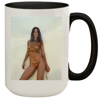 Emily Ratajkowski 15oz Colored Inner & Handle Mug