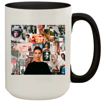 Emily Ratajkowski 15oz Colored Inner & Handle Mug