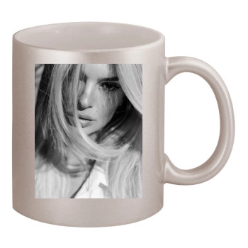 Emily Ratajkowski 11oz Metallic Silver Mug