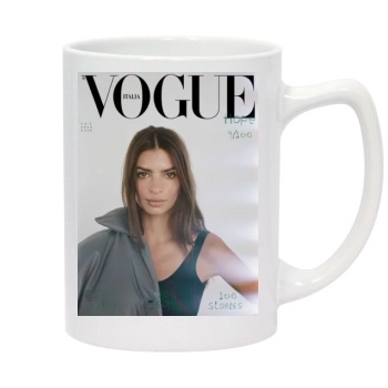 Emily Ratajkowski 14oz White Statesman Mug