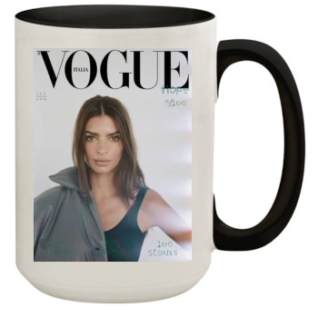 Emily Ratajkowski 15oz Colored Inner & Handle Mug