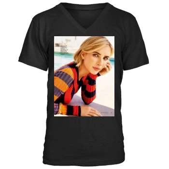 Emma Roberts Men's V-Neck T-Shirt