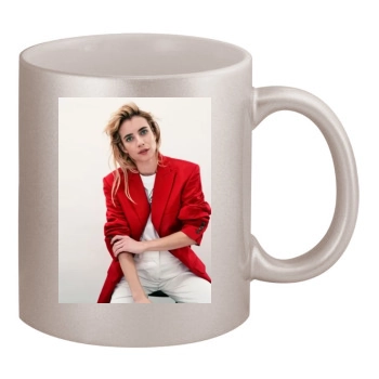 Emma Roberts 11oz Metallic Silver Mug