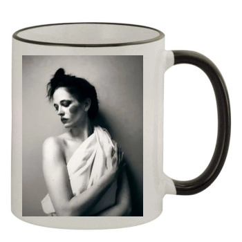 Eva Green 11oz Colored Rim & Handle Mug