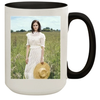 Eva Green 15oz Colored Inner & Handle Mug