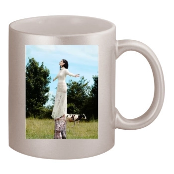 Eva Green 11oz Metallic Silver Mug