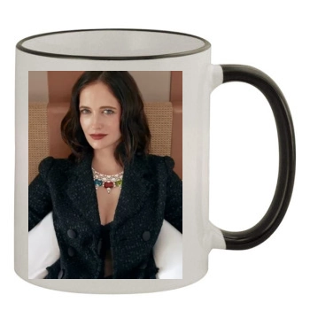 Eva Green 11oz Colored Rim & Handle Mug