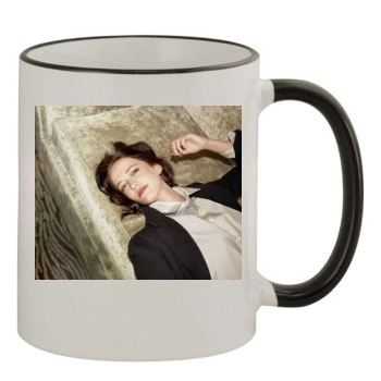 Eva Green 11oz Colored Rim & Handle Mug