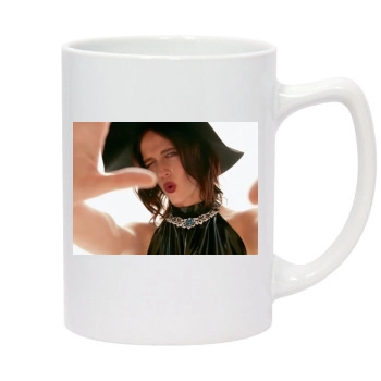 Eva Green 14oz White Statesman Mug