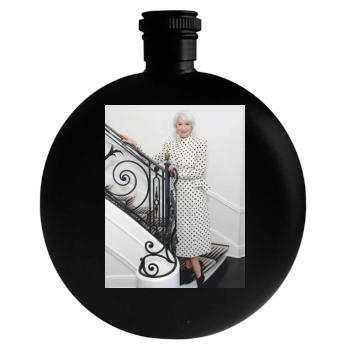 Helen Mirren Round Flask