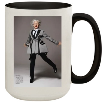 Helen Mirren 15oz Colored Inner & Handle Mug