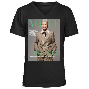 Helen Mirren Men's V-Neck T-Shirt