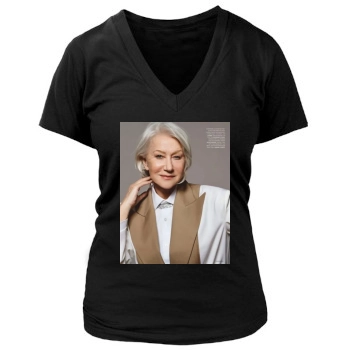 Helen Mirren Women's Deep V-Neck TShirt