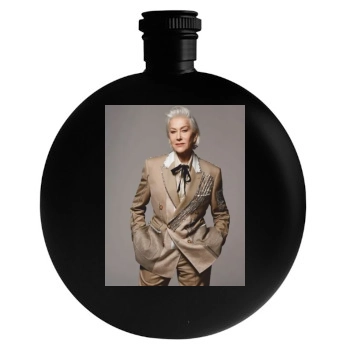 Helen Mirren Round Flask