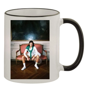 Irina Shayk 11oz Colored Rim & Handle Mug