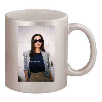 Irina Shayk 11oz Metallic Silver Mug