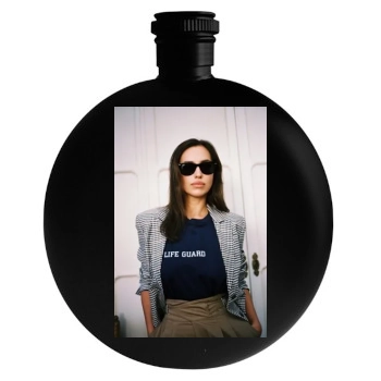 Irina Shayk Round Flask