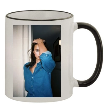 Irina Shayk 11oz Colored Rim & Handle Mug