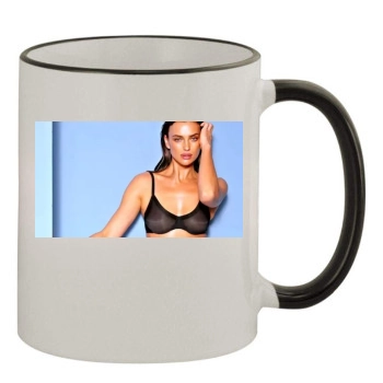 Irina Shayk 11oz Colored Rim & Handle Mug