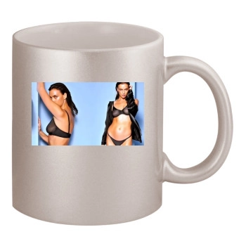 Irina Shayk 11oz Metallic Silver Mug