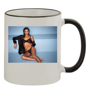 Irina Shayk 11oz Colored Rim & Handle Mug