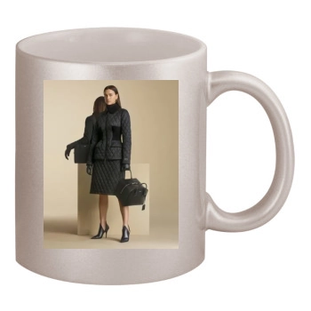 Irina Shayk 11oz Metallic Silver Mug