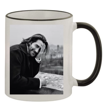 Jake Gyllenhaal 11oz Colored Rim & Handle Mug