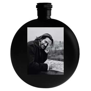 Jake Gyllenhaal Round Flask