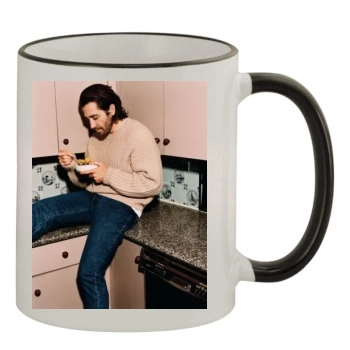 Jake Gyllenhaal 11oz Colored Rim & Handle Mug