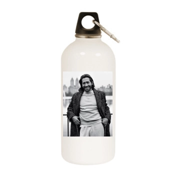 Jake Gyllenhaal White Water Bottle With Carabiner