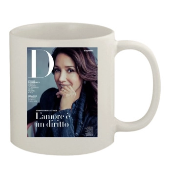 Jennifer Beals 11oz White Mug