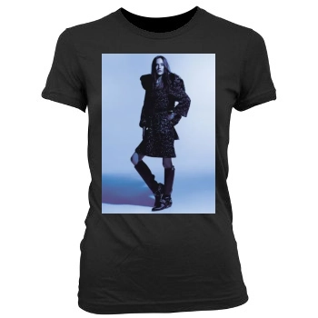 Jennifer Connelly Women's Junior Cut Crewneck T-Shirt