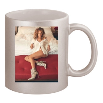 Jennifer Lopez 11oz Metallic Silver Mug