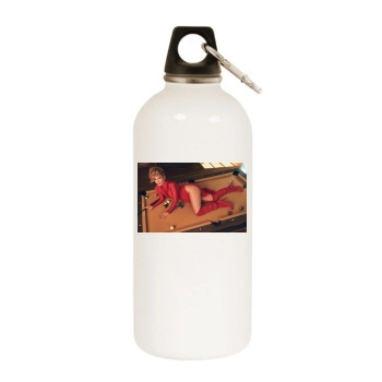 Jennifer Lopez White Water Bottle With Carabiner