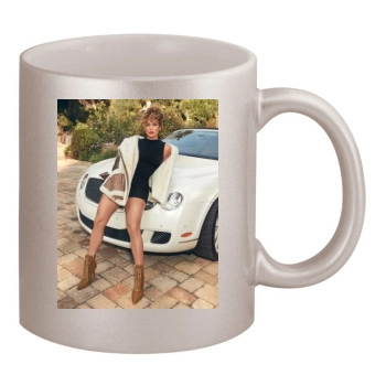 Jennifer Lopez 11oz Metallic Silver Mug