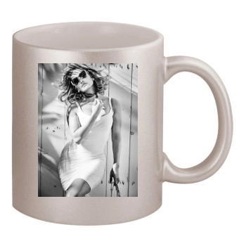 Jennifer Lopez 11oz Metallic Silver Mug