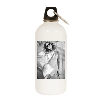 Jennifer Lopez White Water Bottle With Carabiner