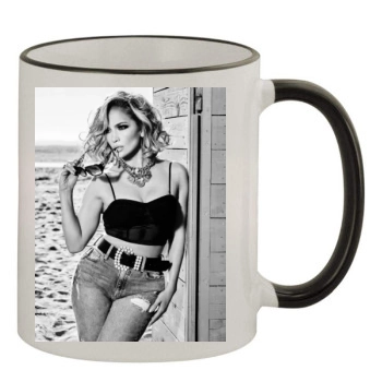 Jennifer Lopez 11oz Colored Rim & Handle Mug