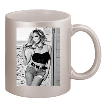 Jennifer Lopez 11oz Metallic Silver Mug