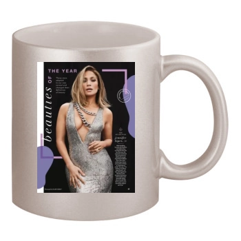 Jennifer Lopez 11oz Metallic Silver Mug