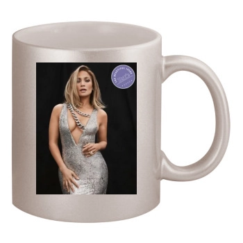 Jennifer Lopez 11oz Metallic Silver Mug