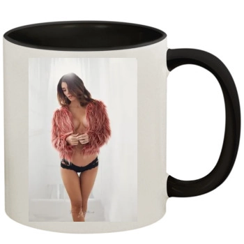 Jewel Staite 11oz Colored Inner & Handle Mug