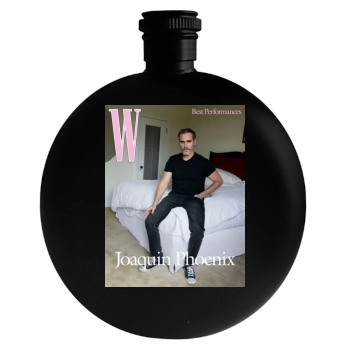 Joaquin Phoenix Round Flask