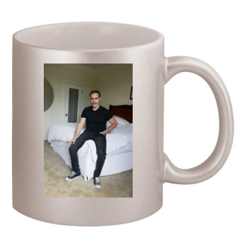 Joaquin Phoenix 11oz Metallic Silver Mug