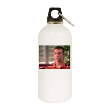 Brian Bonsall White Water Bottle With Carabiner