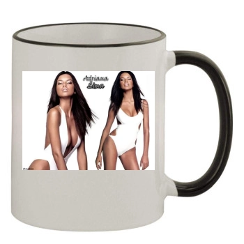 Adriana Lima 11oz Colored Rim & Handle Mug